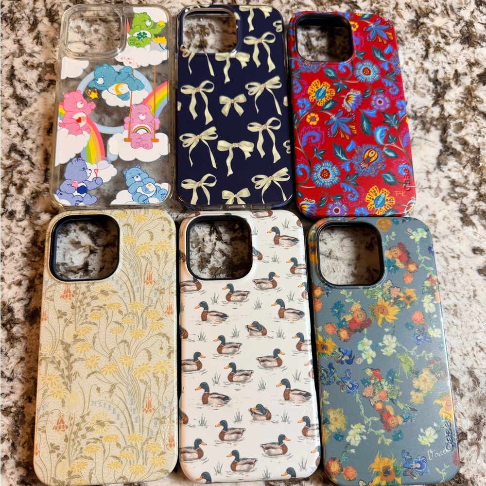 iPhone 15 pro max Phone Cases Set